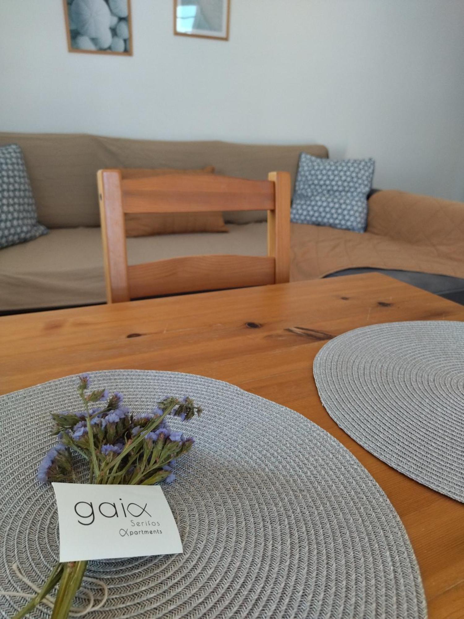 Gaia Serifos Apartments Rámos Kamer foto